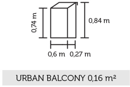 Balcony - 4 mm hærdet glas i hele baner