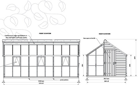 Classic Grow & Store - 9 Panel - Skur Højre