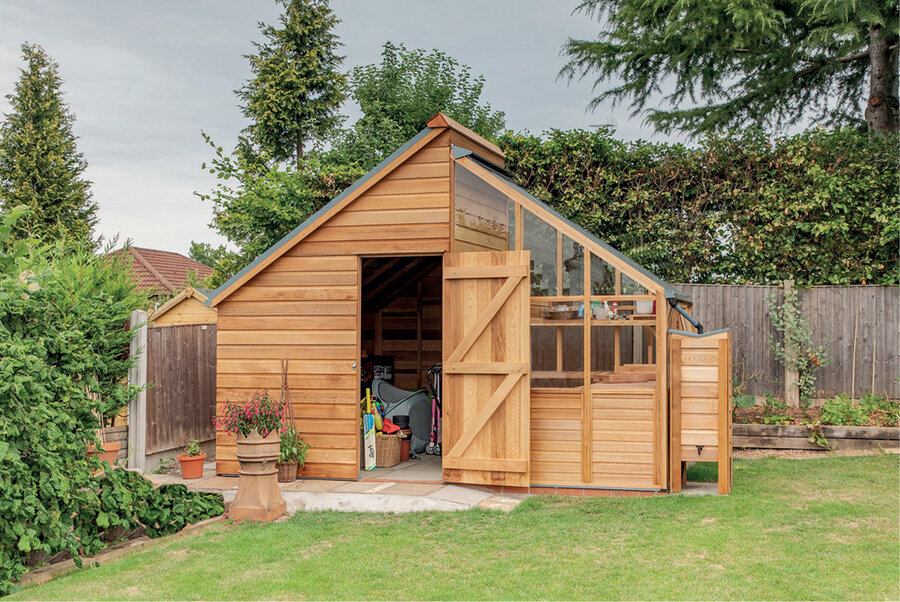 Classic Grand Grow & Store By   3 Panel - Shed Left