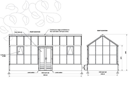 Classic Planthouse 'Eight' By 10 Panel - Low Wall