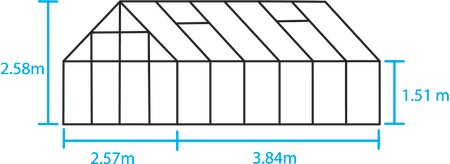 Halls Magnum - 9,9 alu 6 mm poly