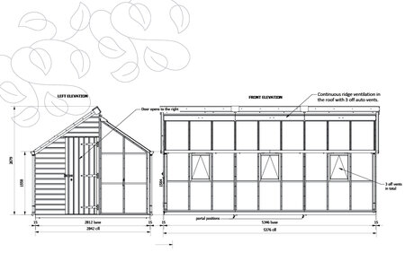 Classic Grow & Store - 9 Panel - Skur Venstre