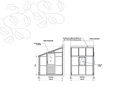 Classic Lean To Six - 3 Panel - Door End Right