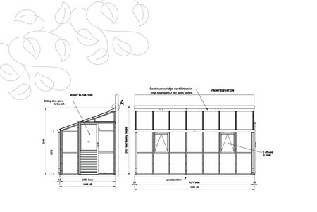 Classic Lean To Six - 7 Panel - Door End Right