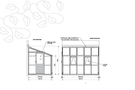 Classic Lean To Six - 5 Panel - Door End Left