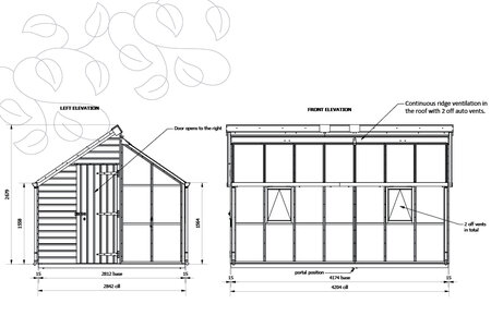 Classic Grow & Store - 7 Panel - Skur Venstre