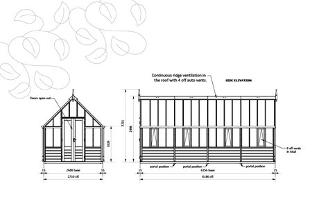 Rhs 'Harlow Carr' By 16 Panel - Cedar Base Boards