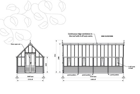 Rhs 'Wisley' By 16 Panel - Cedar Base Boards