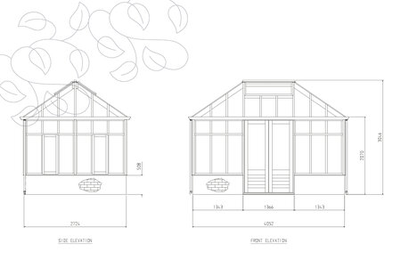 RHS Glasshouse Medium (3+3+3) - Mur