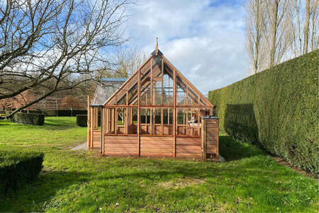 Rhs Grand Portico - 12 Panel - Cedar base boards