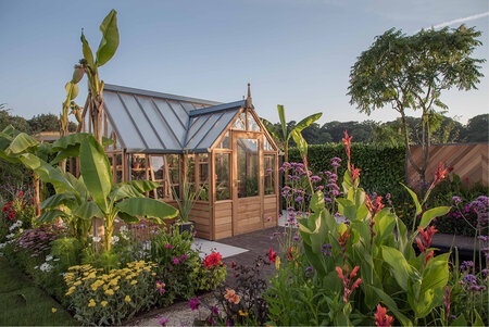 Rhs 'Portico' - 11 Panel - Cedar Base Boards