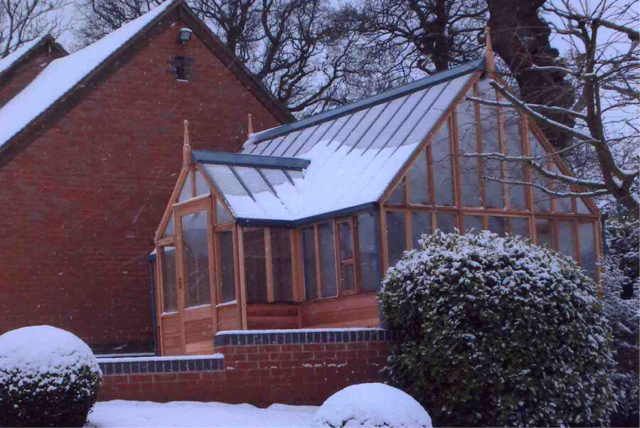 Rhs 'Portico' - 13 Panel - Cedar Base Boards