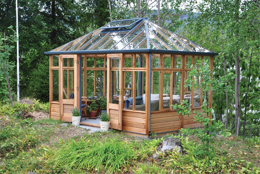 RHS Glasshouse Medium (3+3+3) - Cedar base boards