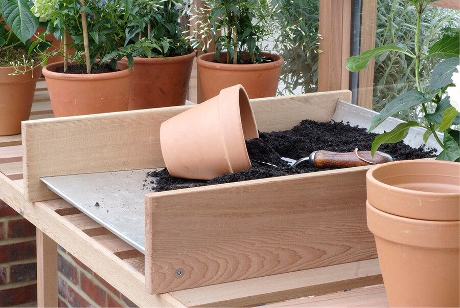 Cedar Potting Tray