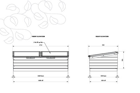 Gabriel Ash Coldframe - 'Grand'