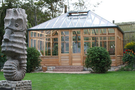 RHS Glasshouse Grand (4+3+4) - Cedar base boards