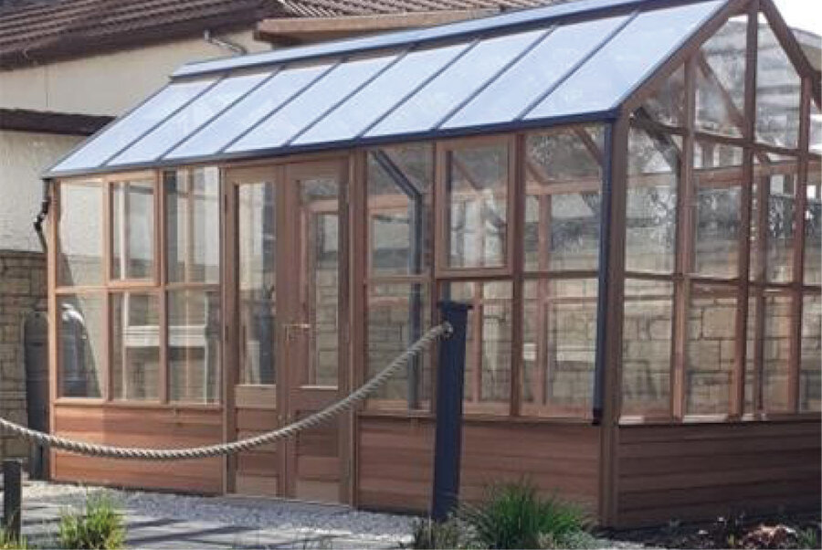 Classic 'Planthouse Eight' - 8 Panel - Cedar base boards