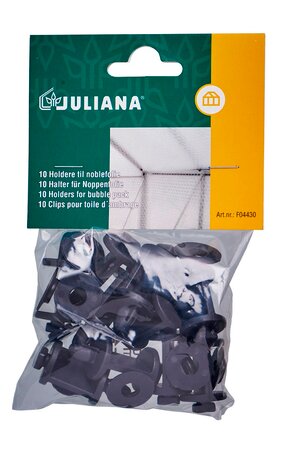 Juliana Isoleringsplastholdere - 10 Stk