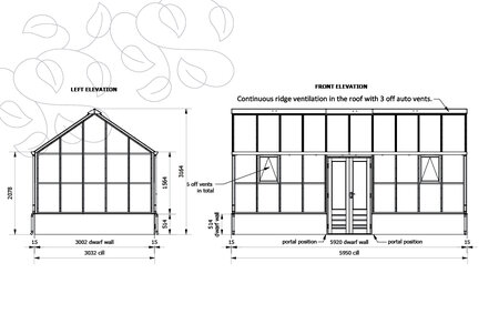 Classic 'Planthouse Ten' By 10 Panel - Low Wall