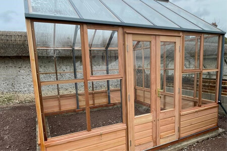 Classic 'Planthouse Twelve' By   6 Panel - Cedar Base Boards