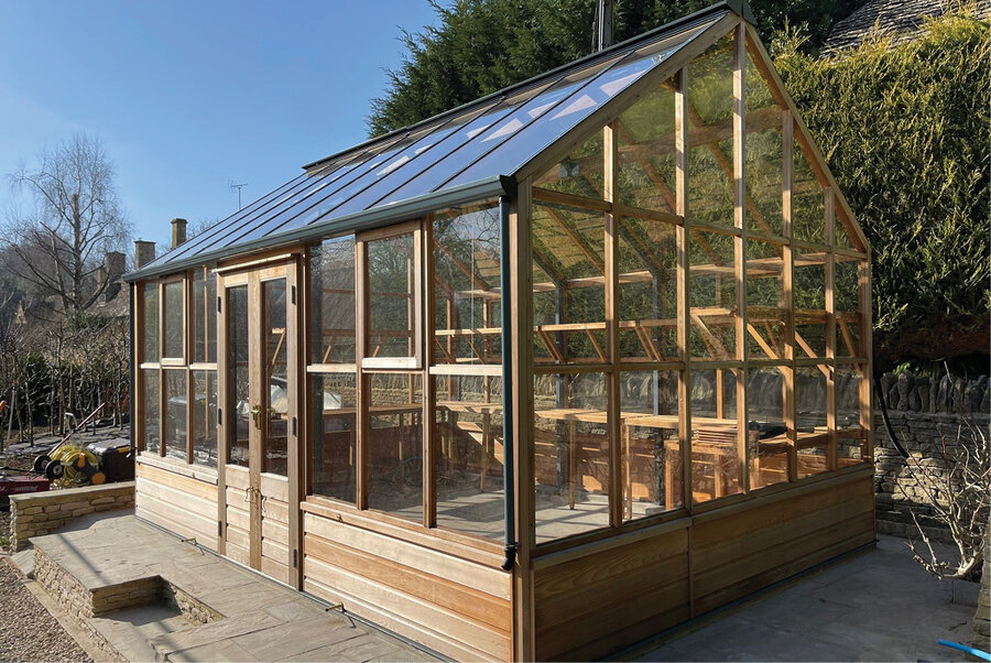 Classic 'Planthouse Twelve' By   8 Panel - Cedar Base Boards