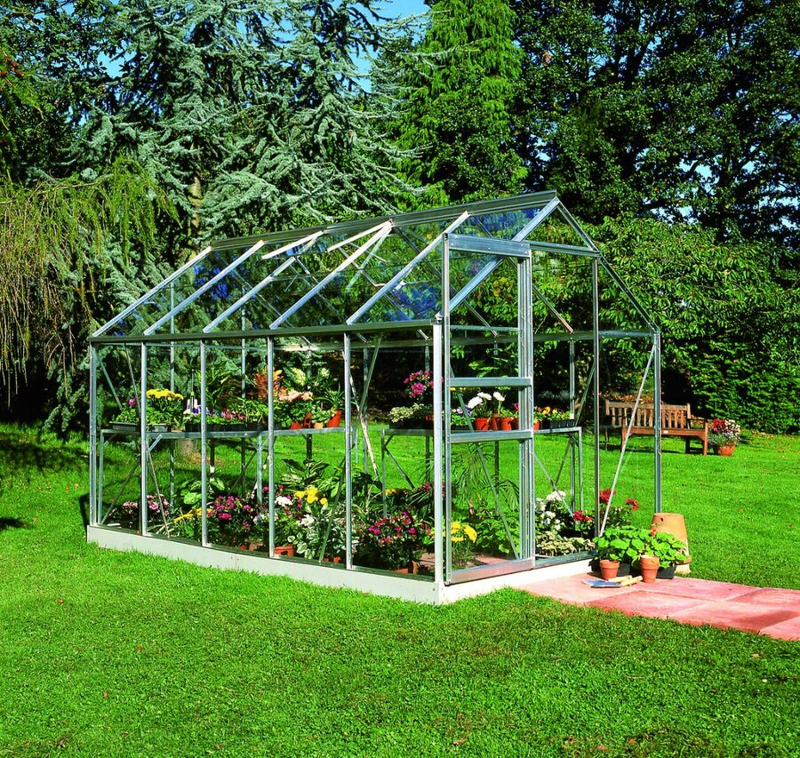 Silver Aluminium Halls Popular 106 Toughened Glass (Long Pane)