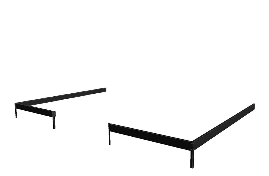 Juliana Lean-To Base 14 ft x 9 ft black