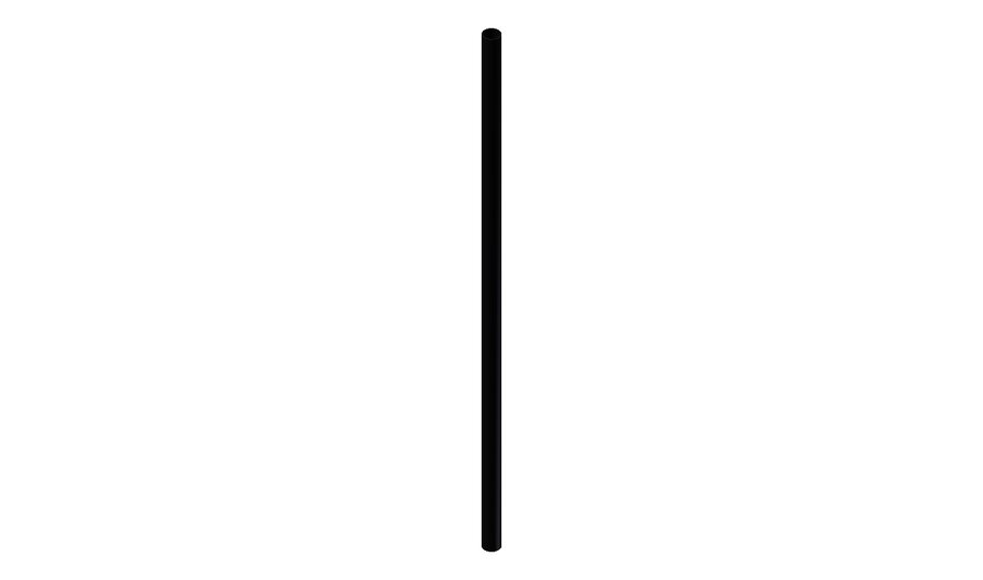 #451 Nedløbsrør 1650 mm - Pvc Øi37Xu40 mm - sort