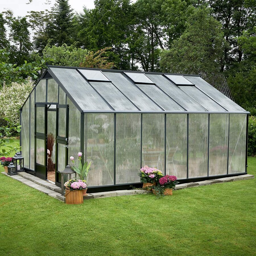 Juliana Gartner - 18,80 m2 antracit/sort 10 mm polycarbonat