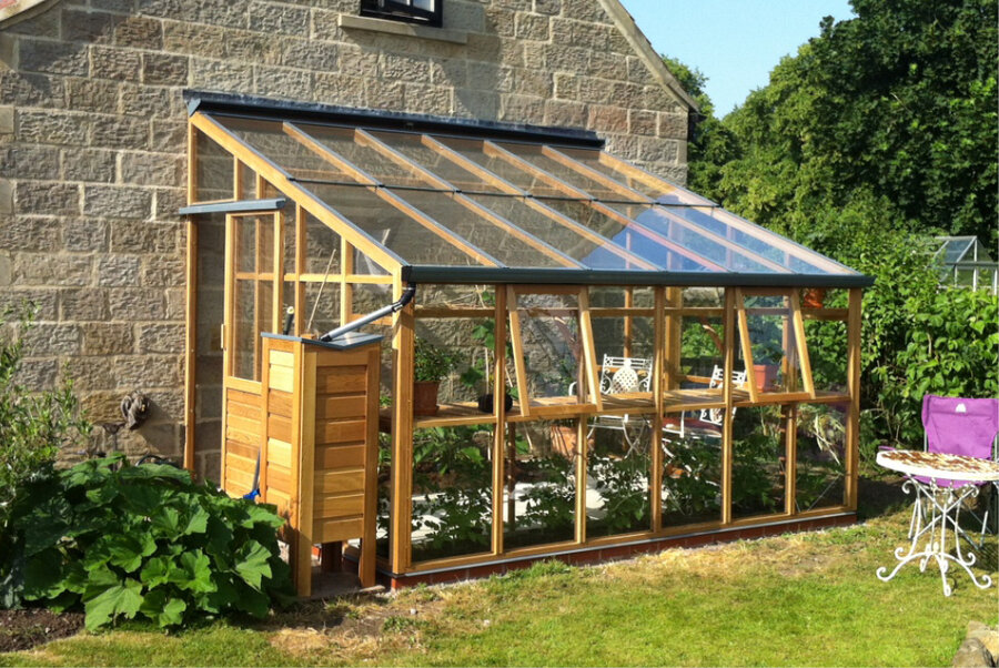 Classic 'Lean-To Ten' - 6 Panel - Dør Venstre Side