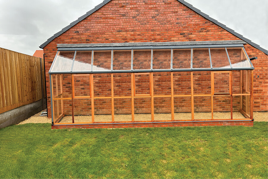 Classic 'Lean-To Baby Four' - 10 Paneel - Tür Recths Seite