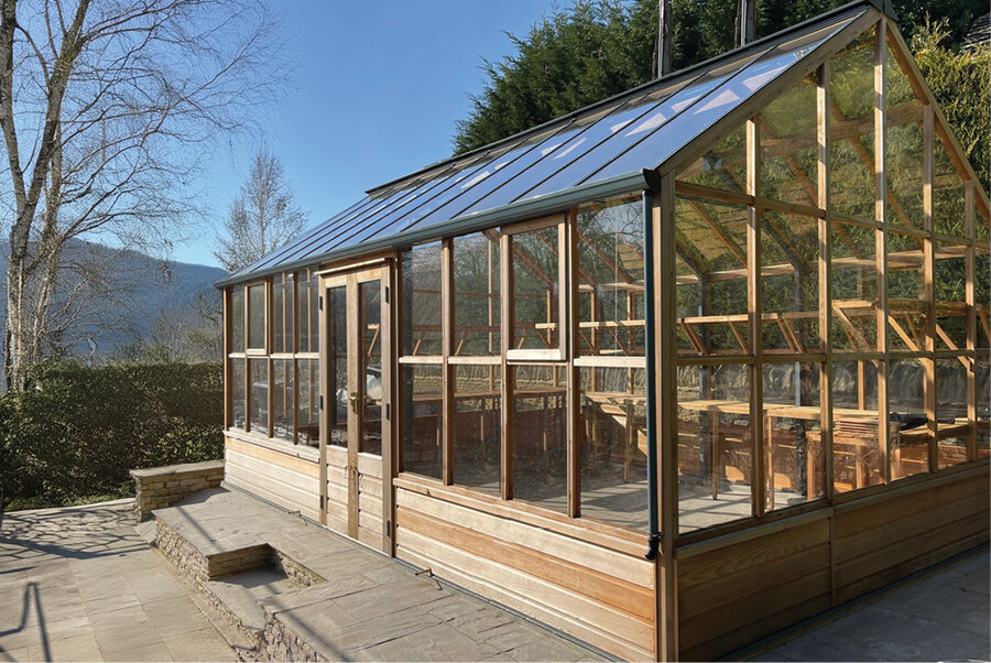 Classic 'Planthouse Twelve' By 10 Panel - Cedar Base Boards