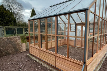 Classic 'Planthouse Twelve' By   6 Panel - Cedar Base Boards