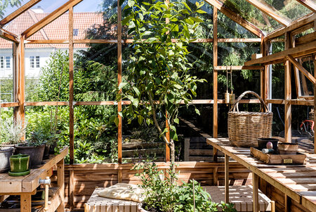 Classic 'Planthouse Ten' By 10 Panel - Cedar Base Boards