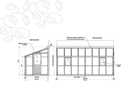 Classic 'Lean-To Six' - 8 Panel - Dør Højre Side