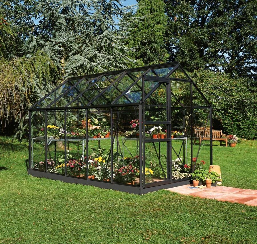 Halls Popular 106 W/ 3 mm Toughened Glass - Black