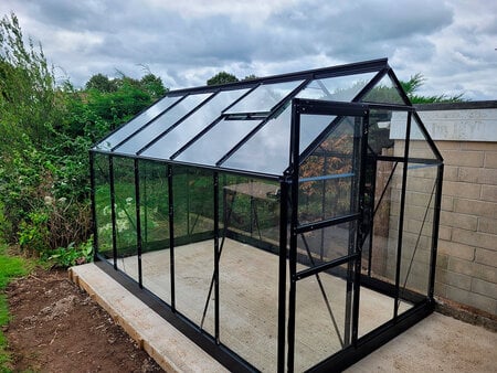 Halls Popular 106 W/ 3 mm Toughened Glass - Black