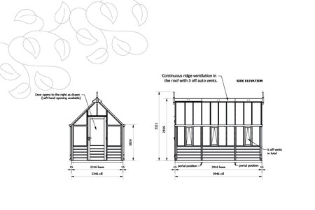 Rhs Hyde Hall - 10 Panel - Cedar base boards