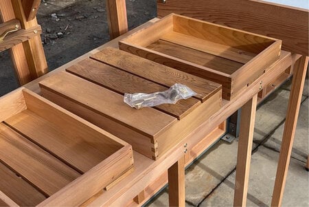 Spirebakke - cedar - 1 stk.