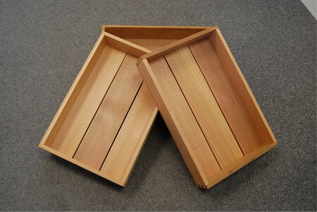 Spirebakke - cedar - 1 stk.