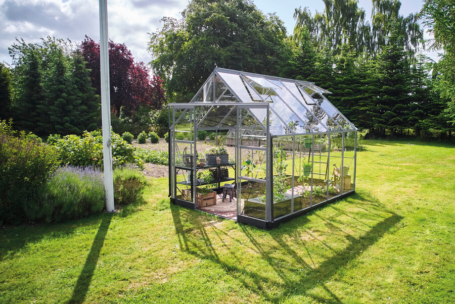 ICON 8 · 8.1 m² (8' x 10') Alu m/3 mm Hærdet Glas