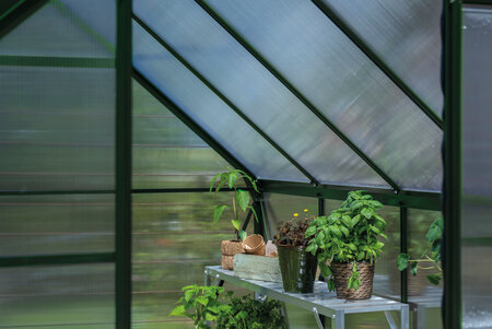 ICON 6 · 6.1 m² (6' x 10') Grøn m/4 mm Polycarbonat