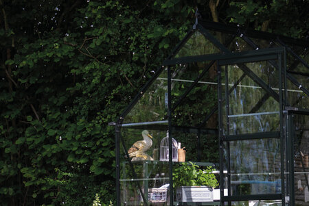 ICON 6 · 6.1 m² (6' x 10') Sort m/3 mm Glas