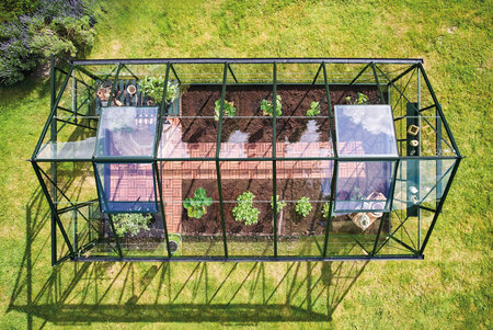 ICON 8 · 11.2 m² (8' x 14') Grøn m/3 mm Glas