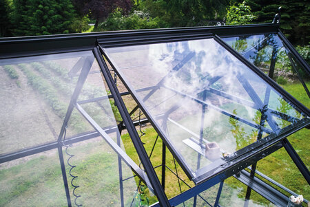 ICON 8 · 9.7 m² (8' x 12') Black w/3 mm Toughened Glass