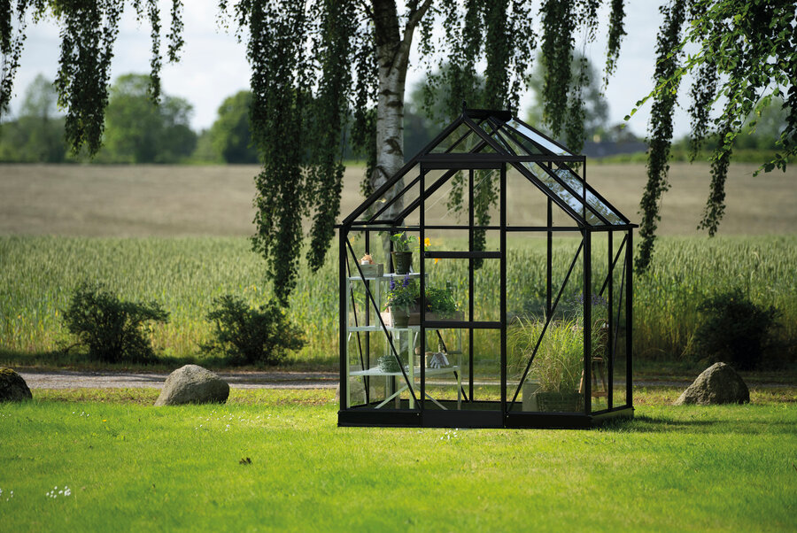 ICON 6 · 2.5 m² (6' x 4') Schwarz mit 3 mm Sicherheitsglas