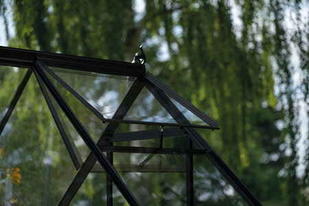 ICON 6 · 3.7 m² (6' x 6') Black w/3 mm Toughened Glass