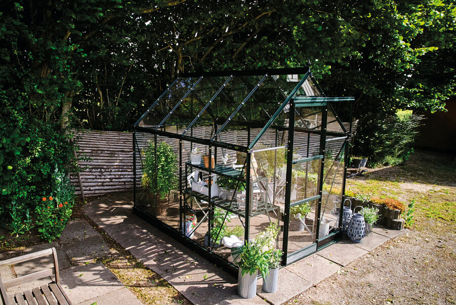 ICON 6 · 4.9 m² (6' x 8') Greenl w/3 mm Toughened Glass