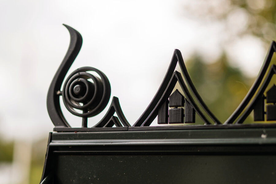 Cresting - ICON Gardenhouse 6 · 8.6 m² (6' x 10') Black