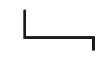 #61 Anschlagleiste - Schwarz